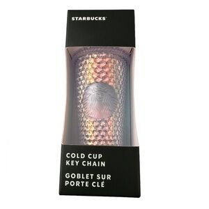 Starbucks Unicorn Bling Studded Keychain Ornament | 2023